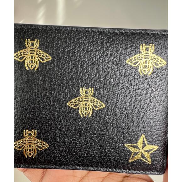Gucci GG Monogram Bifold Wallet With White Leather - Picture 6 of 11